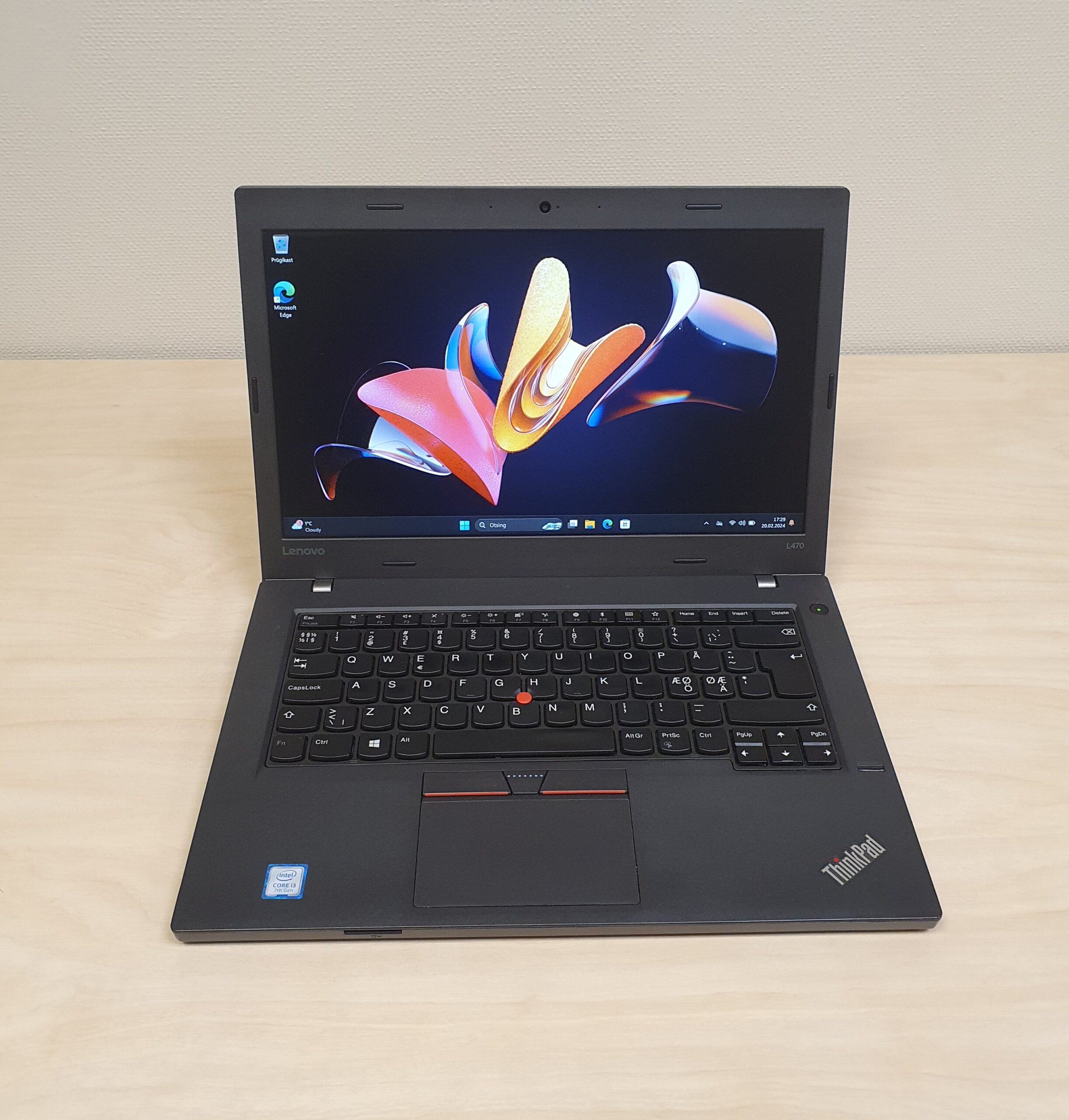 Lenovo ThinkPad L470 Core i3 7100U 2.4GHz 4GB 256GB(SSD) 14W FWXGA ...