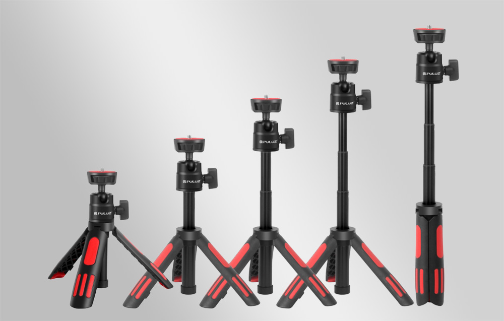 Presentation of Puluz tripod height adjustment