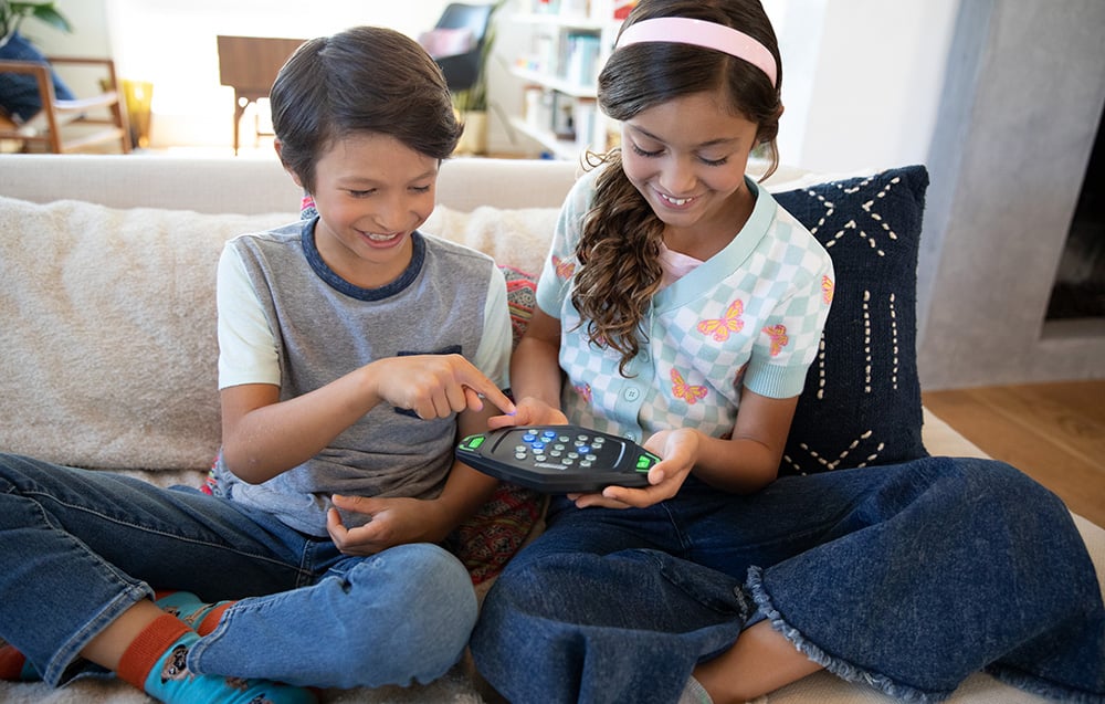 boy and girl playing memory game