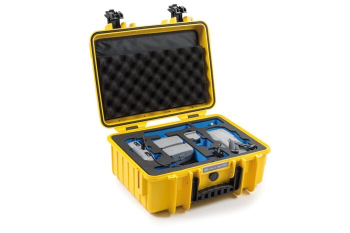 Case B&W  type 4000 for DJ Mavic Air 2 / Air 2S yellow