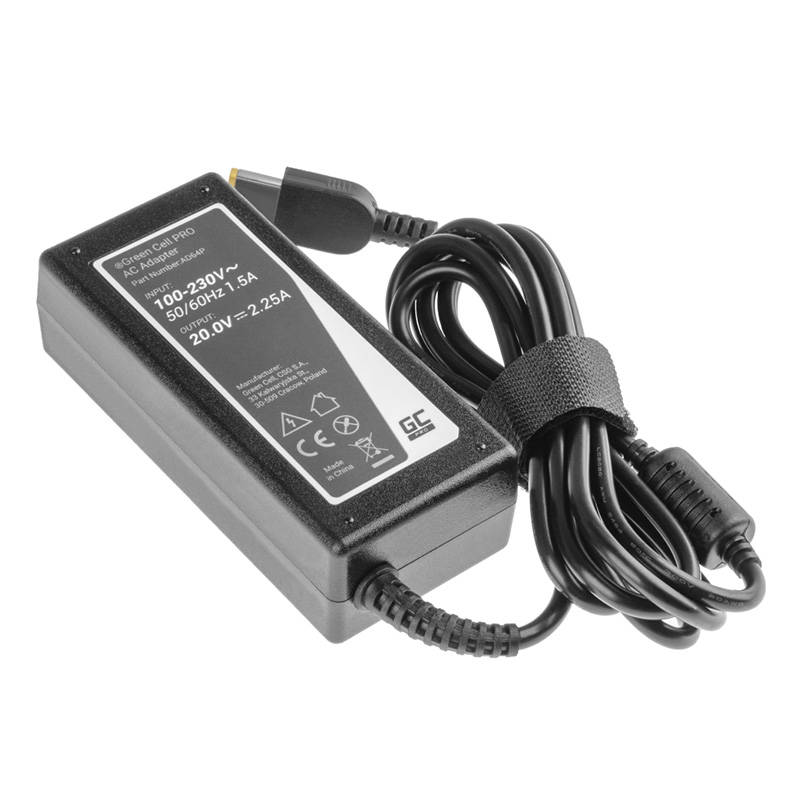 Chargeur Green Cell PRO 20V 6.75A 135W pour Lenovo (Slim Tip)