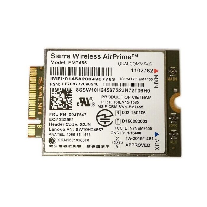 EM7455 4G LTE NGFF WWAN Card for Lenovo ThinkPad T470 & etc