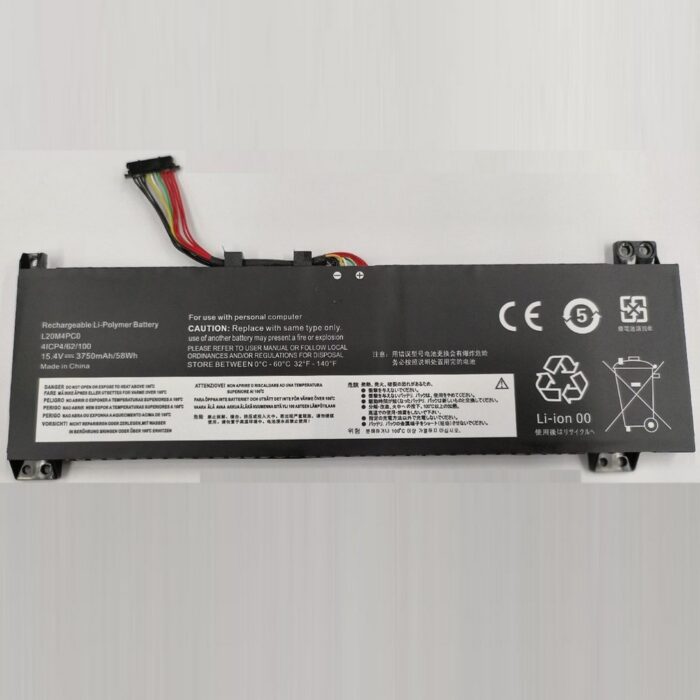 Notebook Battery for Lenovo Legion 5-15ITH6H Y7000 R7000 2021 L20M4PC0 15.4V 3750mAh