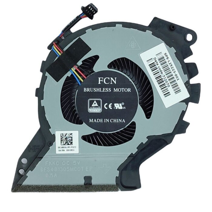 Notebook GPU Fan for HP ZBook 15v G5 Mobile Workstation TPN-C134 Series