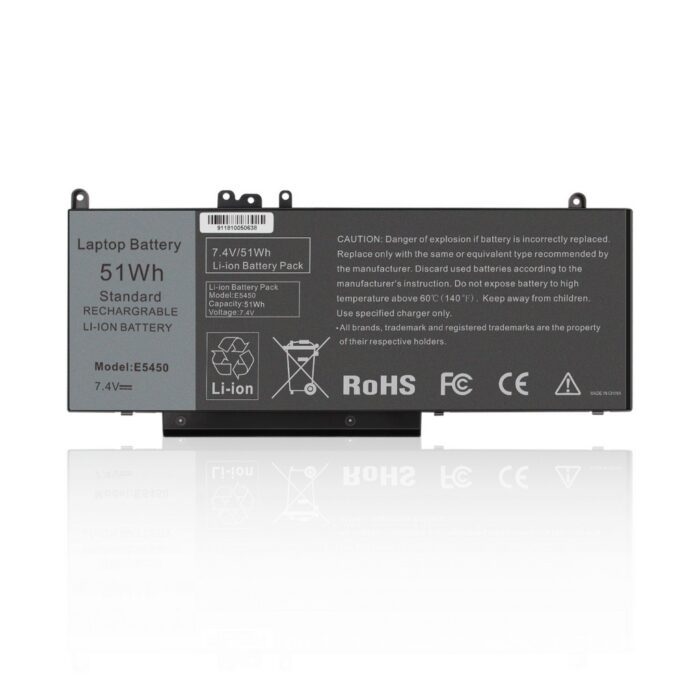 Notebook battery for Dell Latitude E5250 E5450 series G5M10 7.4V 51Wh