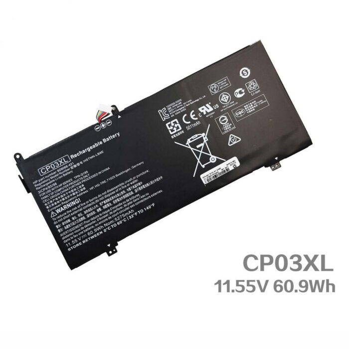 Notebook battery for HP Spectre x360 13-ae000 Series CP03XL 11.4V 4900mAh