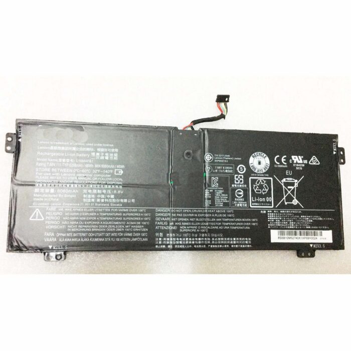 Notebook battery for Lenovo Yoga 720-13IKB 730-13IWL 730-13IKB L16M4PB1 7.7V 7140Ah