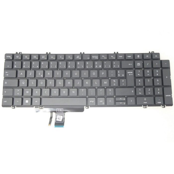 Notebook keyboard for Dell Latitude 5520 5530 with backlit AZERTY