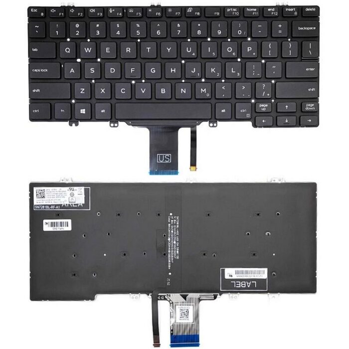 Notebook keyboard for Dell Latitude 7300 5300 2-in-1 with backlit