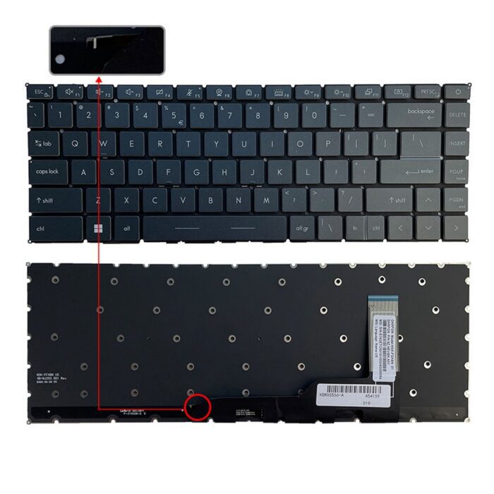 Notebook keyboard for MSI GS66 GE66 MS-14DK with backlit