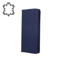 Genuine Leather Smart Pro case for Samsung Galaxy S20 FE / S20 LITE / S20 FE 5G dark blue