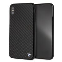 BMW iPhone XS Max BMHCI65MBC black hard case Signature Carbon