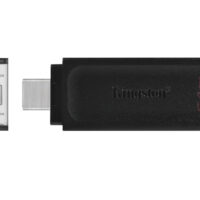 Kingston pendrive 64GB USB-C DT70 black