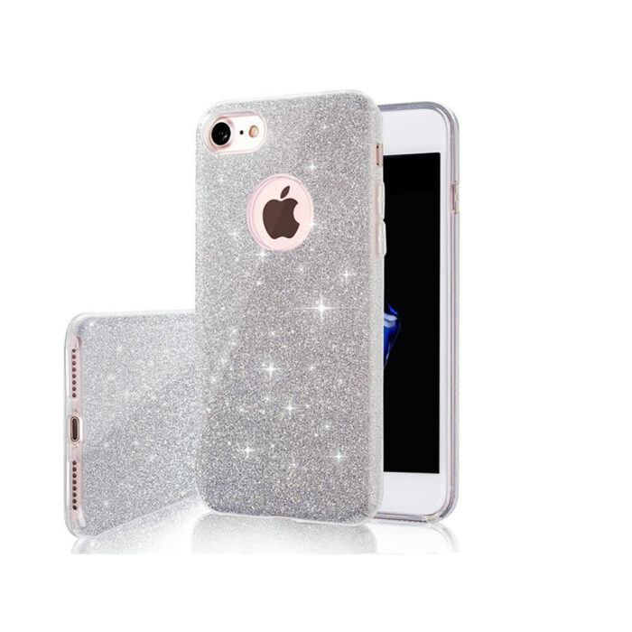 Glitter 3in1 case for Xiaomi Redmi Note 8T silver