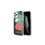 Guess case for iPhone 11 Pro Max GUHCN65IMLFL01 black hard case Flower Collection