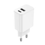 Setty charger 1x USB + USB-C 3A 20W white