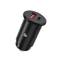 XO car charger CC38 PD QC 3.0 20W 1X USB 1x USB-C black