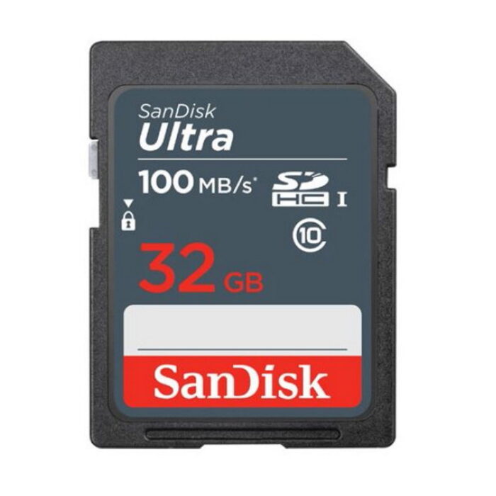 SanDisk memory card 32GB SDHC Ultra 100 MB/s