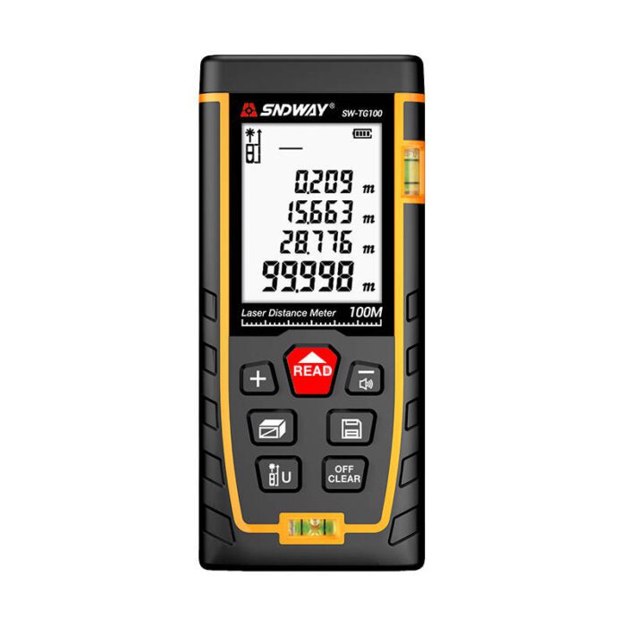 Laser distance meter SNDWAY SW-TG100 (Range 100m)