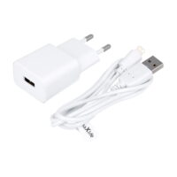 Maxlife MXTC-01 charger 1x USB 1A white + Lightning cable