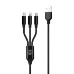 Forever 3in1 cable USB - Lightning + USB-C + microUSB 1