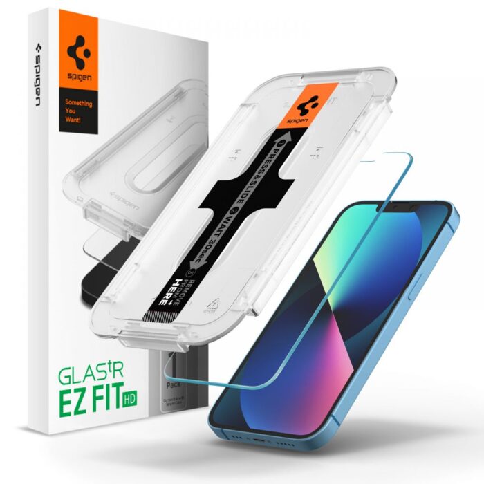 Spigen tempered glass GLAS.TR "EZ FIT" for iPhone 13 / 13 PRO / 14 / 16E 6