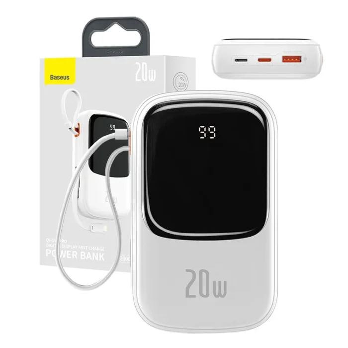 Powerbank Baseus Qpow PRO with Lightning cable