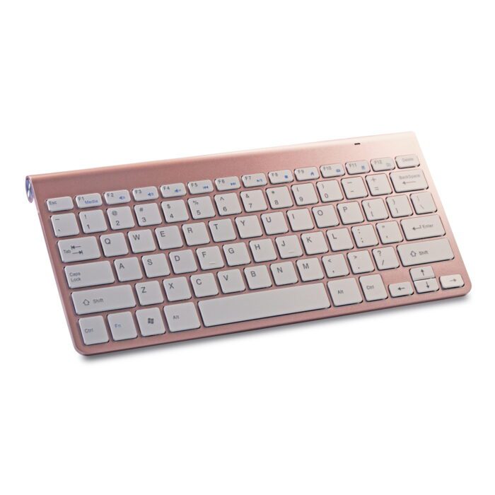 Setty wireless keyboard rose gold