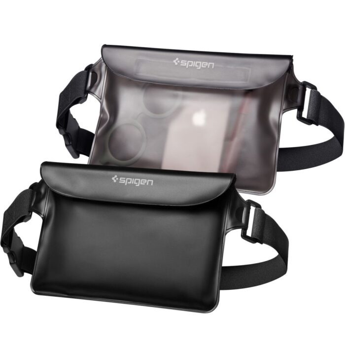 Spigen A620 Universal Waterproof Waist Bag 2-Pack black