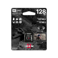 GoodRam memory card IRDM 128GB microSD UHS-I U3 V30 with adapter