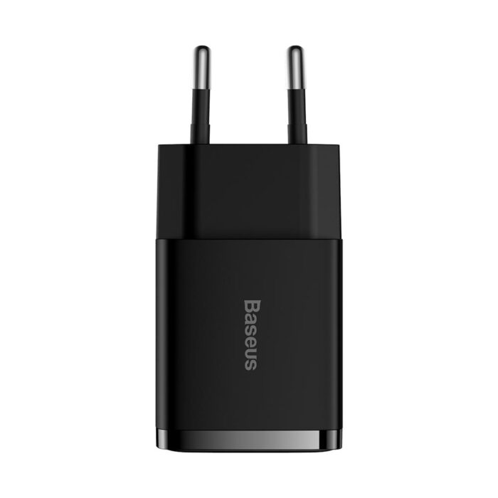 Baseus wall charger Compact 2 x USB black 10