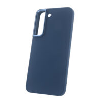 Satin case for Samsung Galaxy S22 dark blue