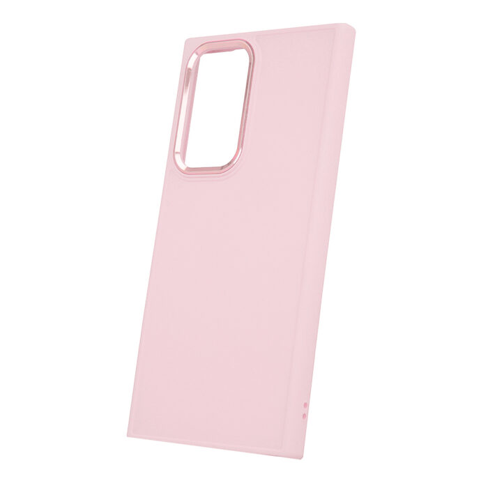 Satin case for Samsung Galaxy S22 Ultra pink