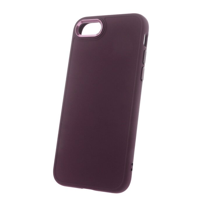 Satin case for iPhone 7 / 8 / SE 2020 / SE 2022 burgundy