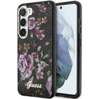 Guess case for Samsung Galaxy S23 Plus GUHCS23MHCFWSK black HC IML Flower