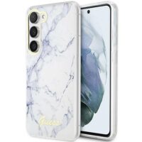 Guess case for Samsung Galaxy S23 GUHCS23SPCUMAH white HC PU/TPU Marble