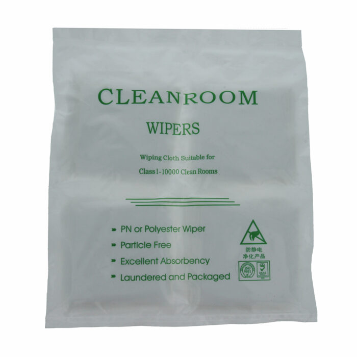 Set of 100 anti-static dustless cloths 10x10cm