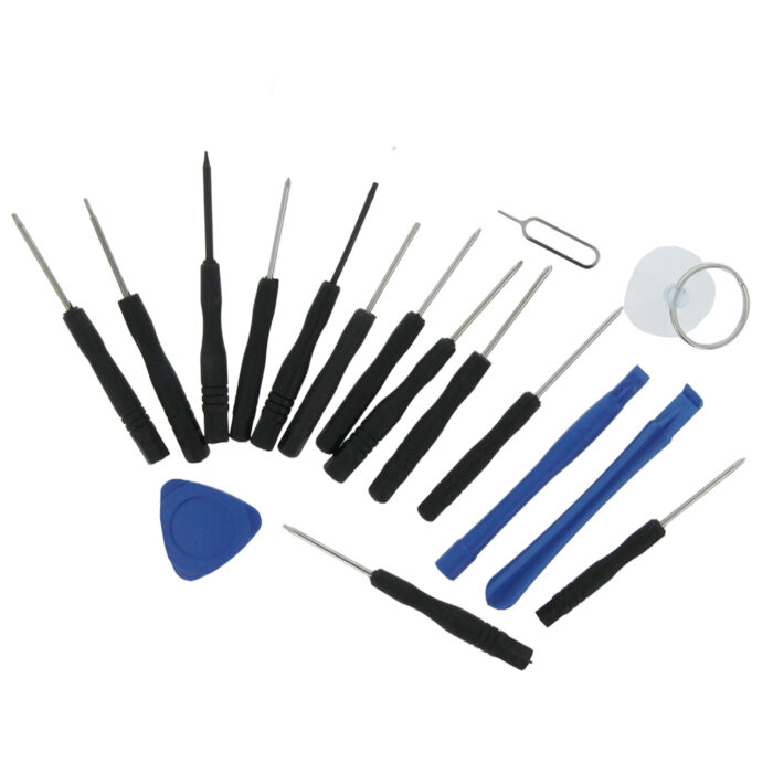 Set of 17 tools for opening phones / tablet / laptop / iPhone