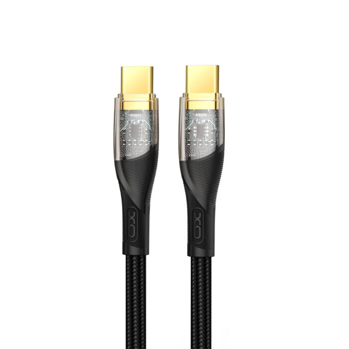 XO Clear cable NB-Q223B USB-C - USB-C 1