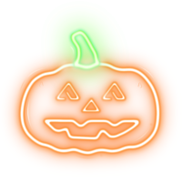 Neon PLEXI LED PUMPKIN WITH STEM orange green NNE13 Neolia