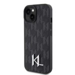 1" KLHCP15SPKLPKLK black HC Hot Stamp Monogram KL Metal Logo