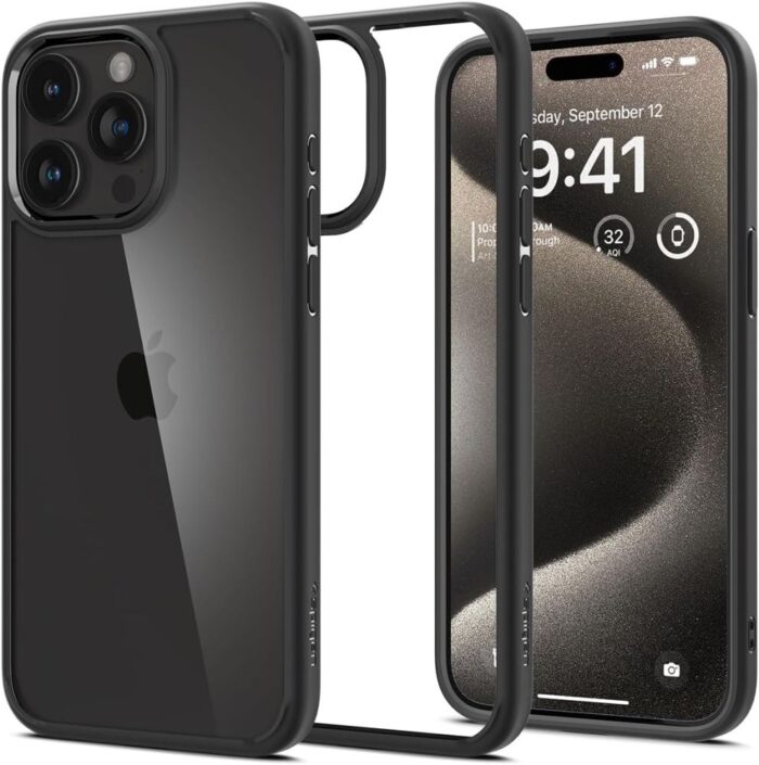 Spigen Ultra Hybrid case for iPhone 15 Pro Max 6