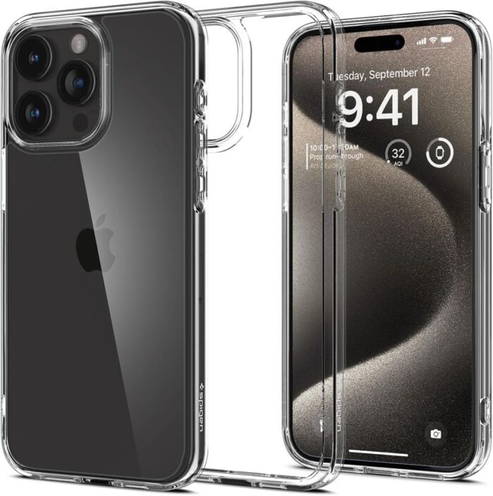 Spigen Ultra Hybrid case for iPhone 15 Pro 6