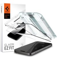 Spigen tempered glass GLAS.TR "EZ FIT" FC 2-PACK for iPhone 15 Pro Max 6