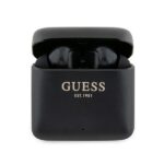 Guess Bluetooth headphones GUTWSSU20ALEGK TWS + charge station black Printed Logo