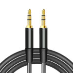 Maxlife audio cable jack 3.5 mm - jack 3.5 mm 1m black