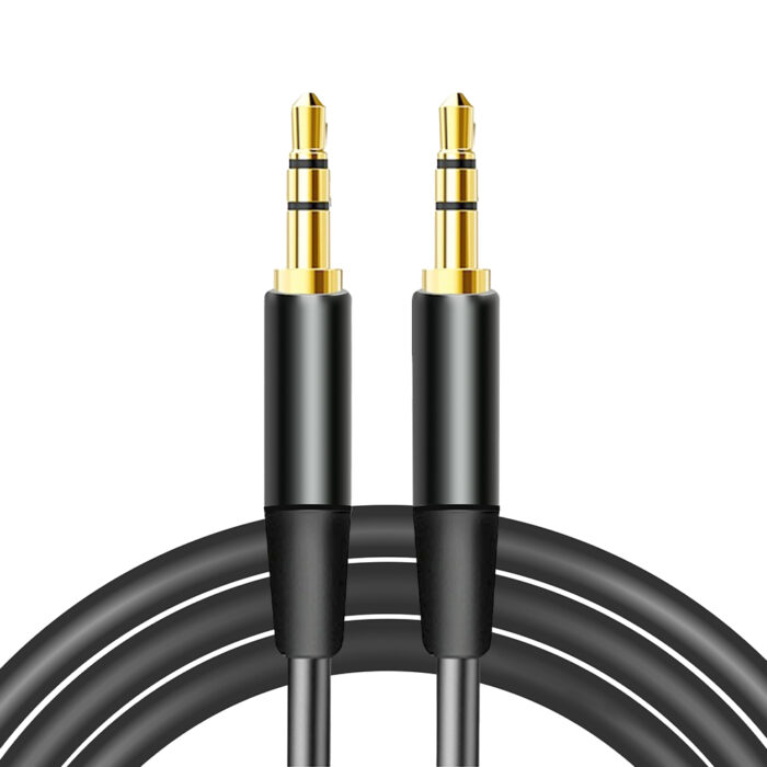 Maxlife audio cable jack 3.5 mm - jack 3.5 mm 1m black