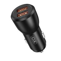 XO car charger CC55 30W 2x USB black