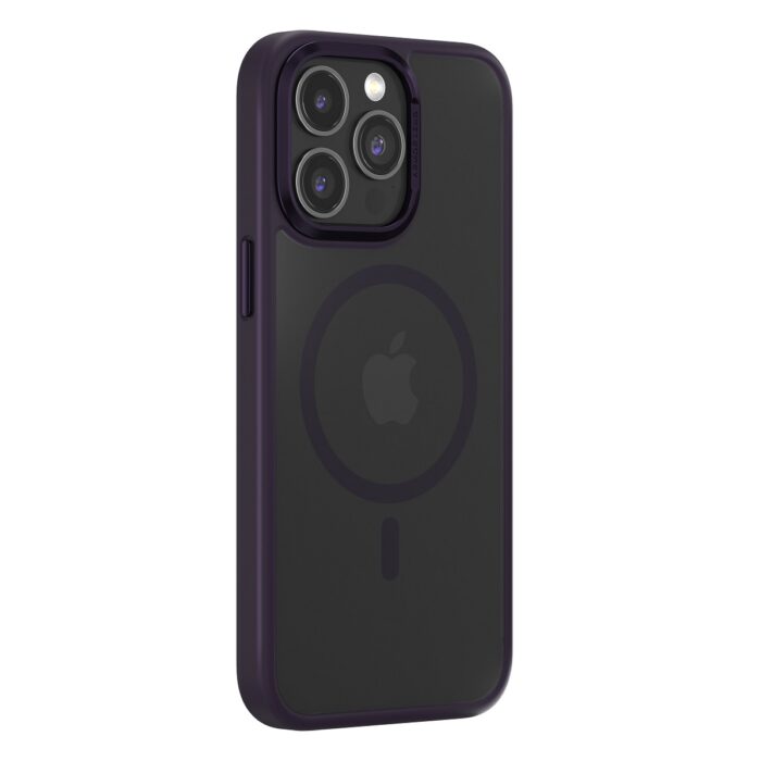 Comma case Joy Elegant Mag for iPhone 15 Pro deep purple