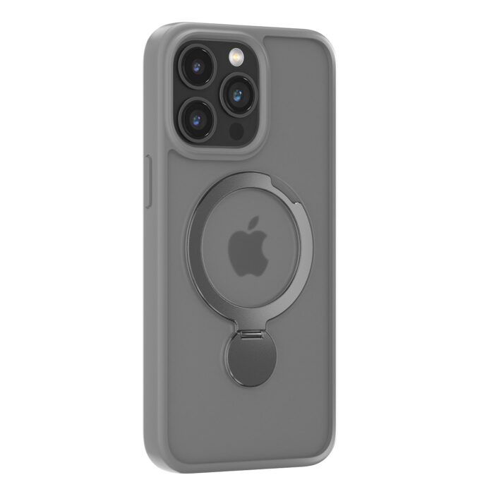 Comma case Joy Shark Mag for iPhone 15 gray